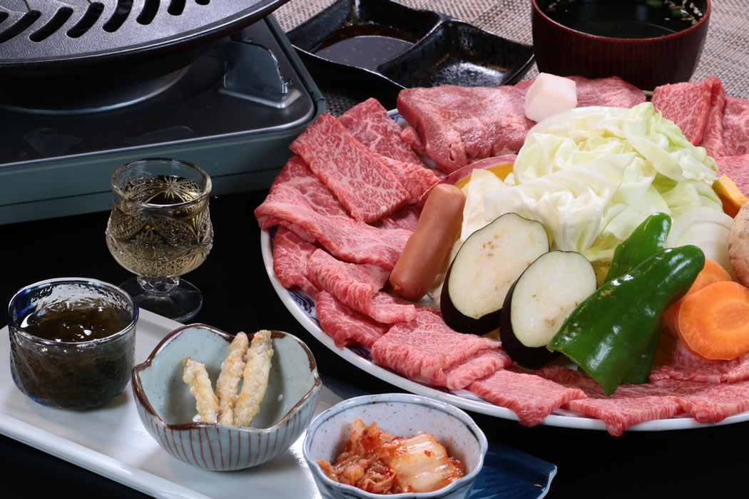 地元精肉店直送の焼肉コース