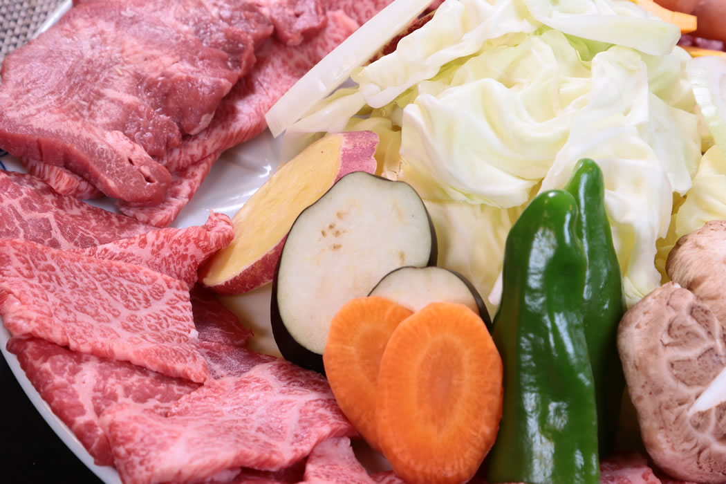 地元精肉店直送の焼肉コース